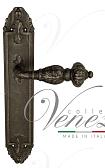 Дверная ручка Venezia на планке PL90 мод. Lucrecia (ант. серебро) проходная