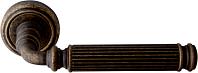 Дверная ручка Melodia мод. Rania (Ranga, Ranja) 290V на розетке 50V (античная бронза)