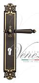 Дверная ручка Venezia на планке PL97 мод. Pellestrina (темная бронза) под цилиндр